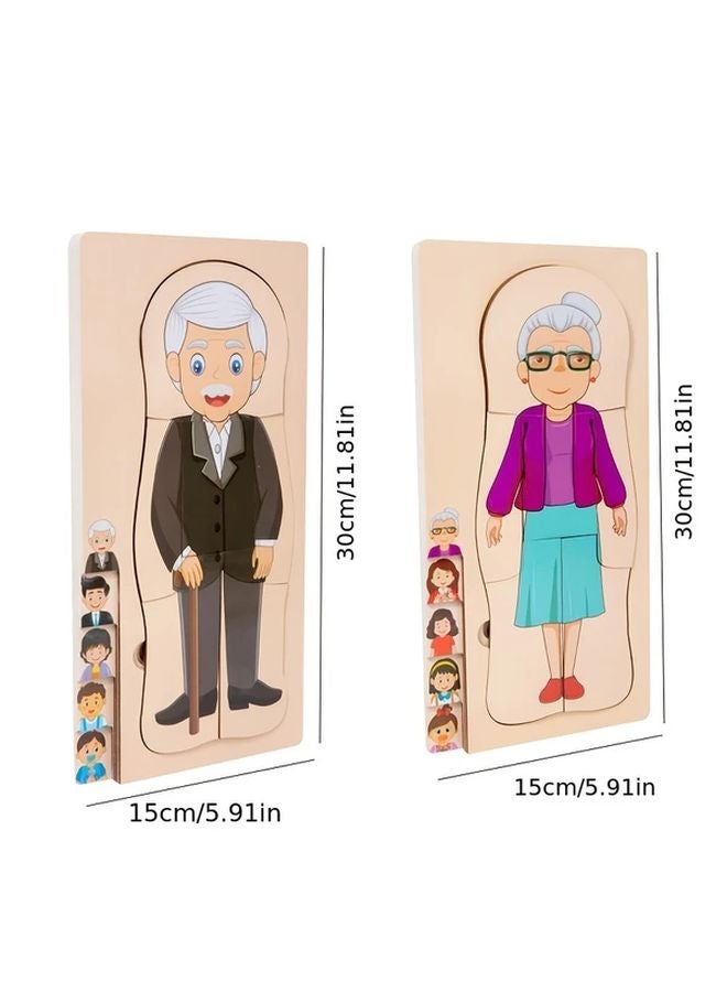 لعبة خشبية تفاعلية تعليمية إدراكية لتنمية الطفل المحير - Image 2